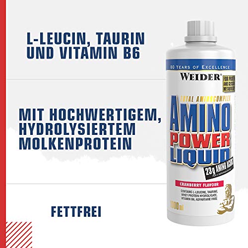 Amino Power Liquid 1L Cranb.