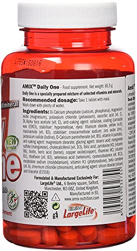 Amix Daily One- Complemento alimenticio, 60 comprimidos