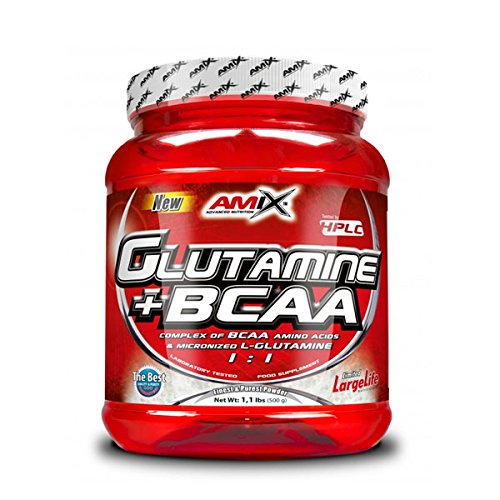 AMIX Glutamine + BCAA Powder - 530 gr Lemon-Lime