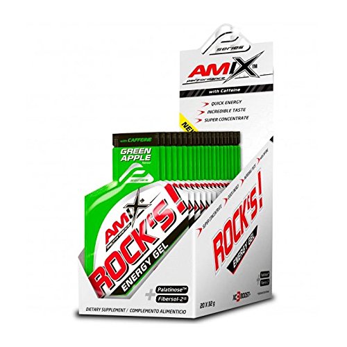 Amix Performance Energy Rock´s Gel 20 geles x 32 gr - Sabor - Manzana-Cafeína