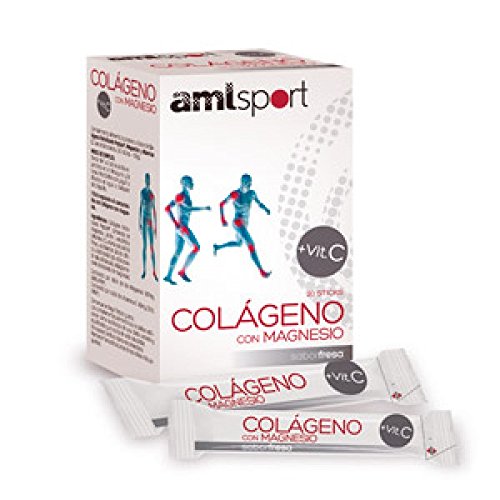 Amlsport Colageno con Magnesio + Vit. C - 20 sticks