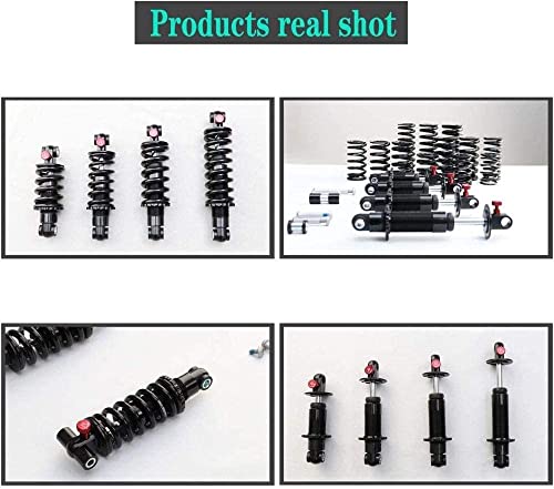 Amortiguadores Traseros 2000 lbs 125mm Bicicleta de montaña Amortiguador de Choque Amortiguador Ajustable 150mm / 165mm / 190mm MTB XC Softle Tail Bicycle Suspension Spring Accesorios para Bicicletas