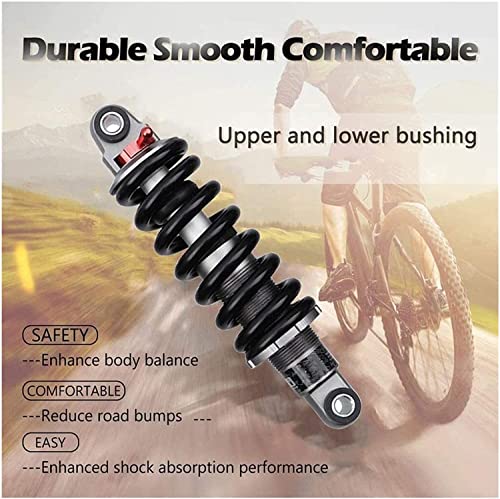 Amortiguadores traseros Amortiguador trasero de 125 mm de bicicleta Mtb Suspensión de primavera 150mm / 165mm / 190mm for Xc Cola suave, eléctrica, scooter, bicicleta plegable. Accesorios para bicicle