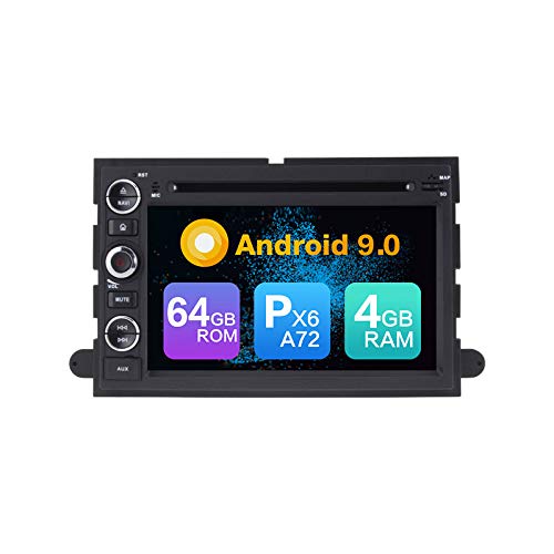 Android 10.0 PX6 Corteza A72 Ram 4G 64G ROM Autorradio GPS Navegación Radio porFORD 500 2005-2007 F150 2004-2008 Explorer 2006-2009 Edge Expedition Mustang Fusion 2007-2009 Freestyle 2005-2009