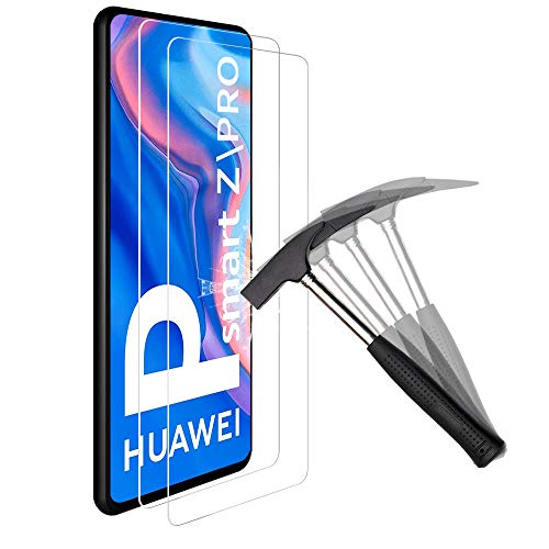 ANEWSIR [Paquete de 2 Huawei P Smart Z 2019/Huawei P Smart Pro 2019 Protector de Pantalla, Vidrio Templado Huawei P Smart Z 2019/HUWEI P Smart Pro [Sin Burbujas] [Dureza 9H] [Alta resolución]