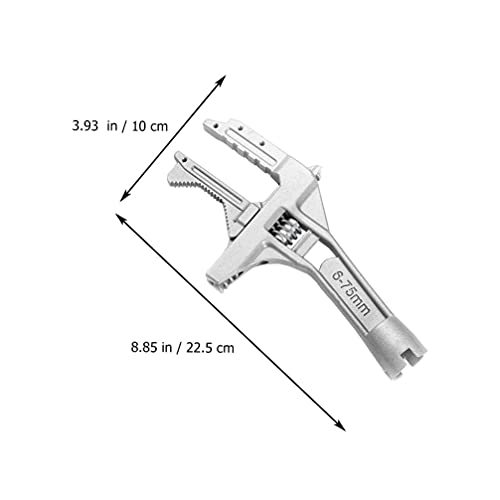 Angoily Bomba de Agua Alicates Llave de Grifo Multi Función Baño Llave de Reparación Llave Inglesa Herramienta de Mano 9 Pulgadas