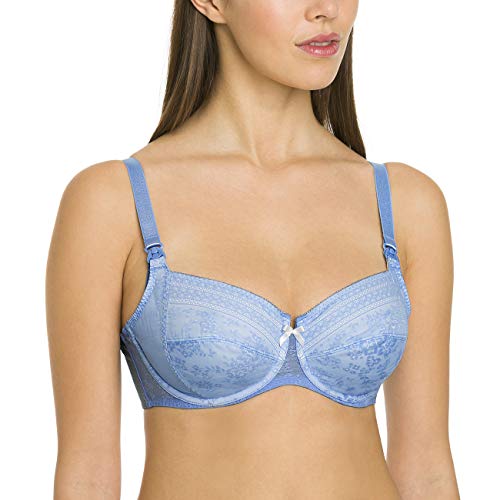 Anita Fleur Underwired Nursing Bra Sujetador, Azul (Powder Blue 370), 85G (Talla del Fabricante: 70G) para Mujer