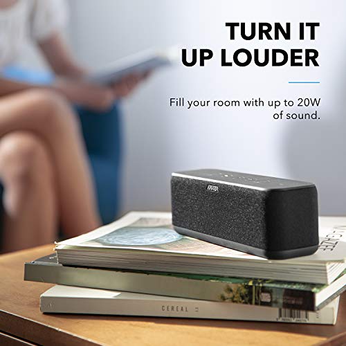 Anker SoundCore Boost Altavoz Bluetooth portátil 20W con tecnología BassUp, autonomía de 12h, IPX5, rango de conexión de 20 metros, con sonido y bajos superiores para iPhone, Samsung y otros