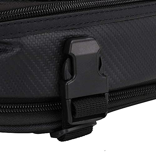 AnXin - Alforja para motocicleta, impermeable, bolsa de equipaje para el asiento trasero, multifuncional, de piel sintética, bolsa de deporte, 15 litros