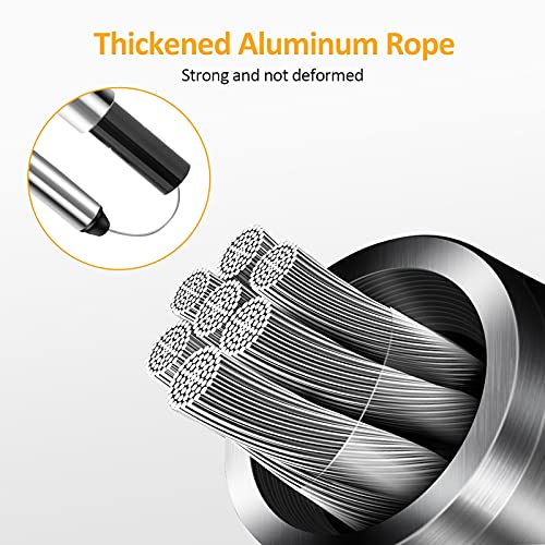 Anykuu Bastones de Senderismo 2pcs Bastones Trekking Plegables 110cm ~ 130cm Extensibles Bastones Marcha Nordica Ultraligeros con Aleación de Aluminio 7075 para Senderismo Viaje Camping