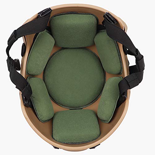 AOUTACC Almohadillas universales para casco de Airsoft, kit de almohadillas de espuma de repuesto para casco rápido, Mich, ACH/USMC/PASGT