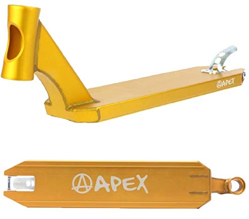 Apex Patinete de acrobacias Pro Deck + pegatinas Fantic26 (51 cm)