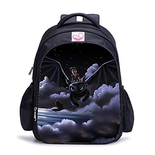 Appiu 16 Pulgadas Cómo Entrenar a tu dragón ortopédicos Bolsos de Escuela de los niños Mochila niños y niñas los niños del Bolso de Escuela (Color : 1pc R)