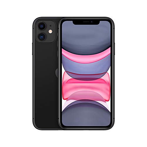 Apple iPhone 11 (128 GB) - Negro (Incluye Earpods, Adaptador de Corriente)