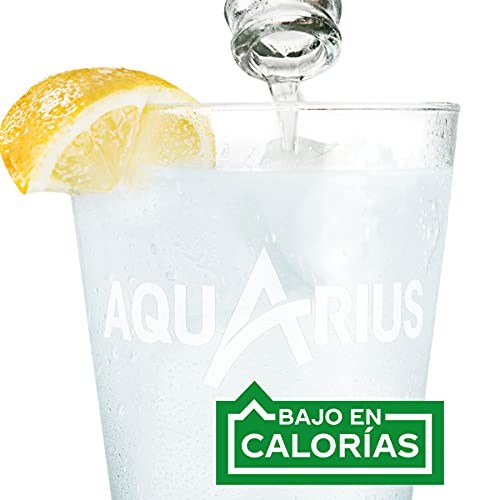 Aquarius Limón - Bebida funcional con sales minerales, baja en calorías - pack 9 latas 330 ml