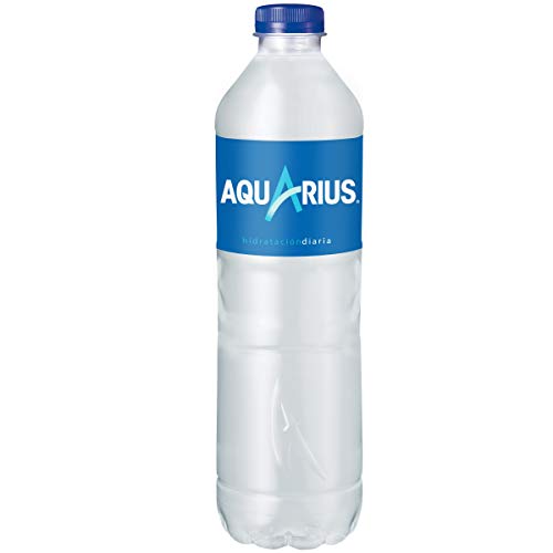 Aquarius - Limón, Bebida para deportistas, refresco sin gas, 1.5 l (Pack de 6), Botella de plástico