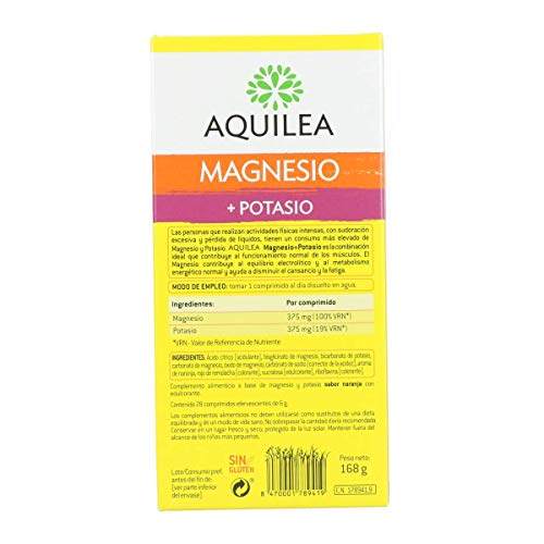 Aquilea Magnesio+Potasio Efervescente 28 comprimidos