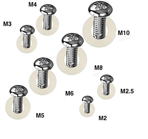 Arandelas de plastico M2 M2.5 M3 M4 M5 M6 M8 M10 Arandela Nylon plana 500 Piezas