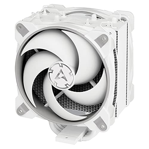 ARCTIC Freezer 34 eSports DUO - Disipador de CPU, Ventola de CPU, Enfriador de CPU Push-Pull, Motor Silencioso, Desde 200 hasta 2100 RPM, 2 Ventiladores PWM 120 mm - Gris/Blanco