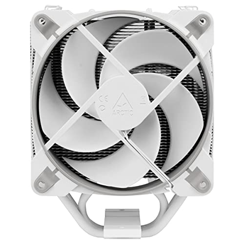 ARCTIC Freezer 34 eSports DUO - Disipador de CPU, Ventola de CPU, Enfriador de CPU Push-Pull, Motor Silencioso, Desde 200 hasta 2100 RPM, 2 Ventiladores PWM 120 mm - Gris/Blanco