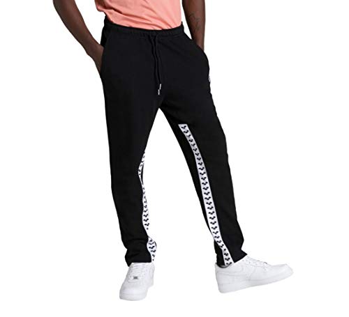 ARENA Fleece Pant Team Pants, Unisex Adulto, Black/White/Black, S