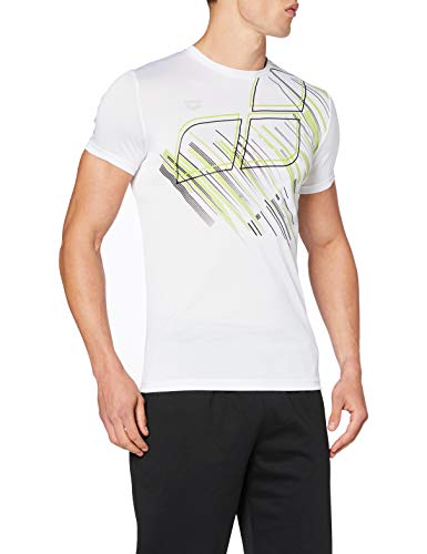 ARENA Tech - Camiseta Deportiva para Hombre (Talla XL), Color Blanco