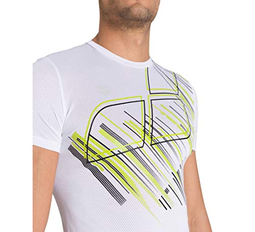 ARENA Tech - Camiseta Deportiva para Hombre (Talla XL), Color Blanco