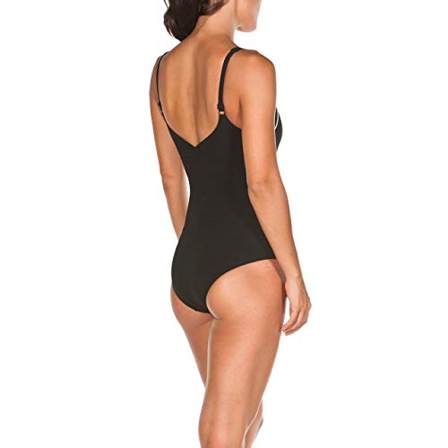 Arena W One Piece Low C Cup Bañador Bodylift Mujer Jewel Bajo Copa C, Black-White, 46