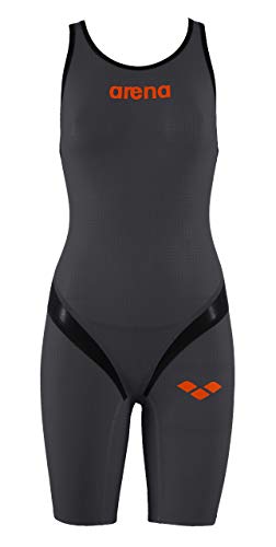 ARENA W Tri Suit Carbon Pro OB Bañador, Mujer, Gris (Dark Grey/Black), XXS