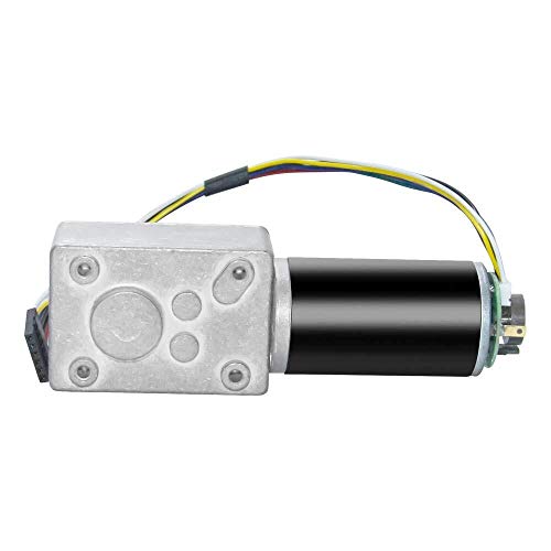 Argerrant 1pc 40GZ495H Engranaje de la CC 12V Encoder Motor 8-470Rpm eléctrica con la Caja de Engranajes del Reductor de Alto par Motor eléctrico Turbo Gear con Encoder (Color : 160rpm, tamaño : 12V)