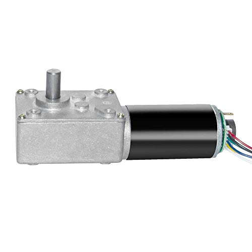 Argerrant 1pc 40GZ495H Engranaje de la CC 12V Encoder Motor 8-470Rpm eléctrica con la Caja de Engranajes del Reductor de Alto par Motor eléctrico Turbo Gear con Encoder (Color : 160rpm, tamaño : 12V)