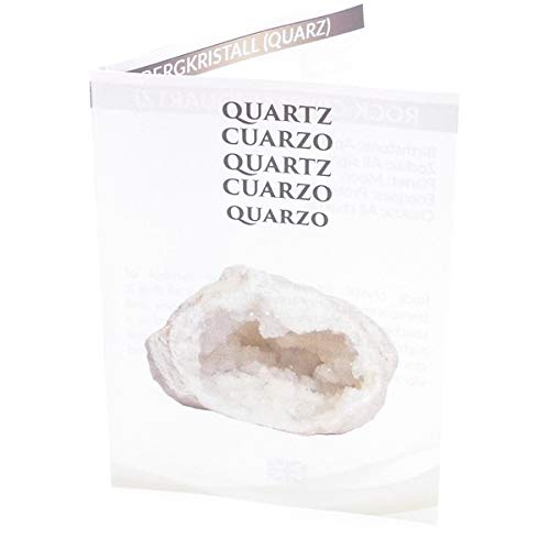 ARITZI - Colgante en Plata de Ley 925 con Forma de Punta en Piedra Natural - Incluye una Cadena Box Chain de 45cm de Plata - Cuarzo Blanco