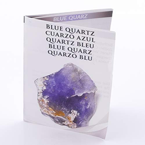 ARITZI - Pulsera elástica de Bolas de 4 mm en Mineral Natural de Cuarzo Azul