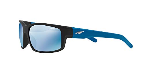 Arnette 0AN4202 226855 62 Gafas de Sol, Negro (Fuzzy Black/Blueemirrorbluee), Hombre