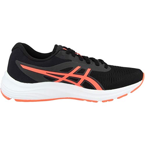 Asics 1012A724 004, Running Shoe Mujer, Black/Flash Coral, 40 EU