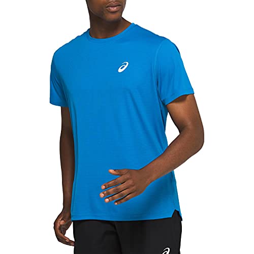 ASICS 2011c341-400_XL Camiseta, Azul, 18 para Hombre