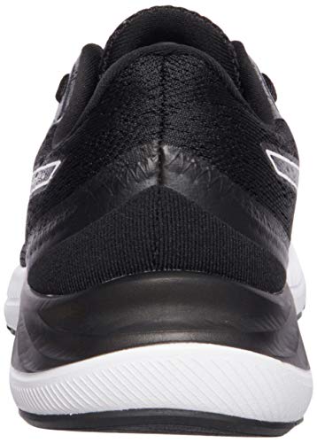 Asics Gel-Excite 8, Road Running Shoe Hombre, Black/White, 42.5 EU