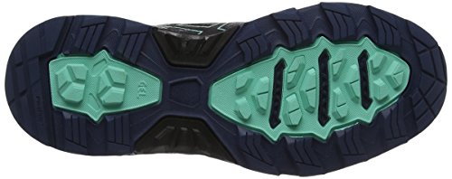 Asics Gel-Fujitrabuco 6 Trail, Zapatillas de Running Mujer, Azul (Insignia Blue/Black/Ice Green), 37.5 EU