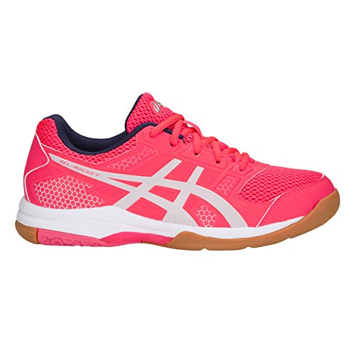 Asics Gel-Rocket 8, Zapatos de Voleibol Mujer, Rosa (Diva Pink/Glacier Grey 700), 40 EU