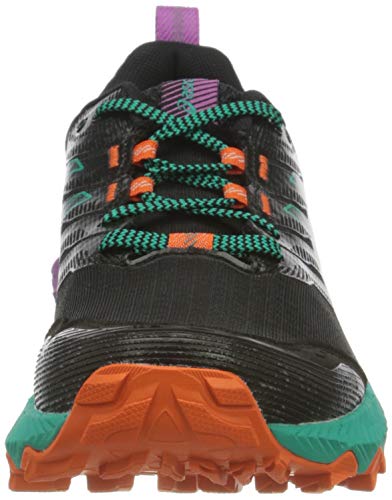 Asics Gel-Trabuco 9, Trail Running Shoe Mujer, Black/Baltic Jewel, 42 EU