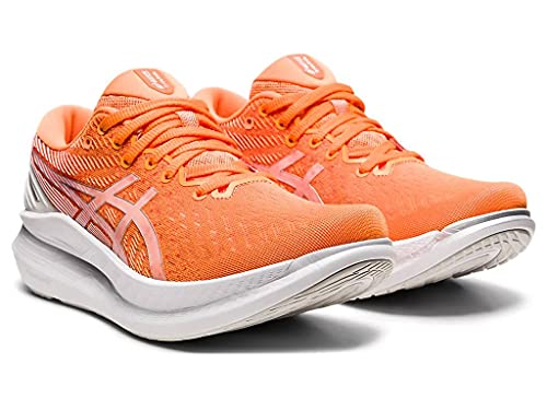 ASICS Glideride 2 Zapatillas de correr para mujer, color melocotón/blanco, Sun Peach White, 40.5 EU