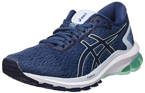 Asics GT-1000 9, Sneaker Mujer, Grand Shark/Peacoat, 38 EU