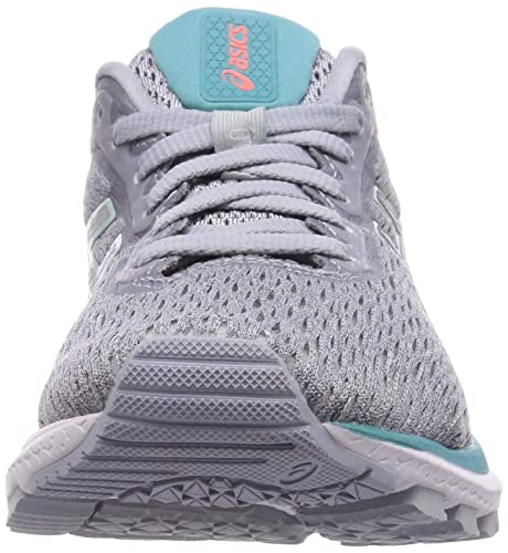 ASICS GT-1000 9, Zapatillas de Running Mujer, Piedmont Grey Bio Mint, 37 EU