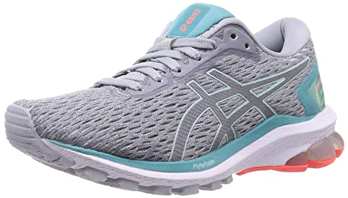 ASICS GT-1000 9, Zapatillas de Running Mujer, Piedmont Grey Bio Mint, 37 EU