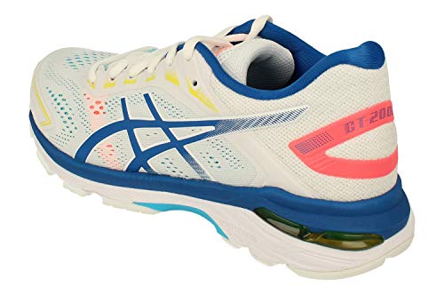 Asics GT-2000 7 Mujeres Running Trainers 1012A147 Sneakers Zapatos (UK 4 US 6 EU 37, White Lake Drive 100)