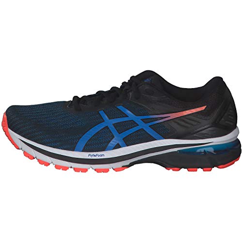 Asics GT-2000 9, Road Running Shoe Hombre, Black/Directoire Blue, 42.5 EU