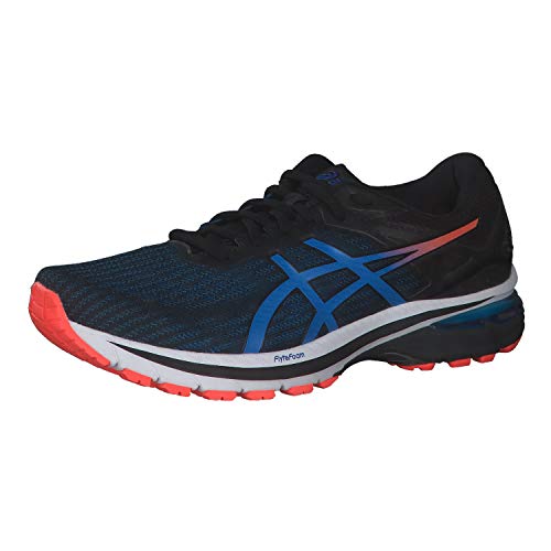 Asics GT-2000 9, Road Running Shoe Hombre, Black/Directoire Blue, 42.5 EU