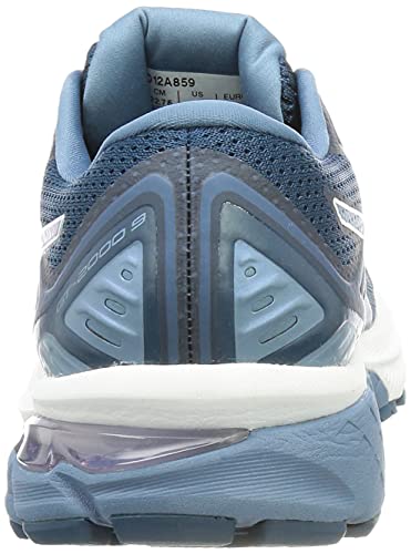 Asics Gt-2000 9, Zapatos para Correr Mujer, Mako Blue/Grey Floss, 39.5 EU