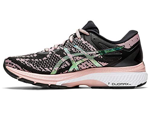 ASICS Women's Gel-Kayano 27 MK Running Shoes, 7M, Black/Ginger Peach