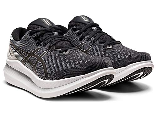 ASICS Women's Glideride 2 Running Shoes, 11M, Black/White